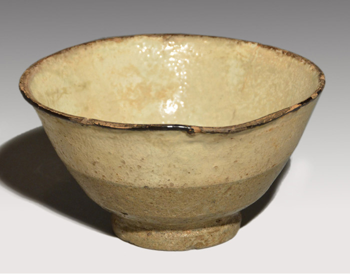 朝鮮古美術 朝鮮古陶磁器 古玩 李朝白磁 堅手 高付碗 茶碗 高麗茶碗 砂 