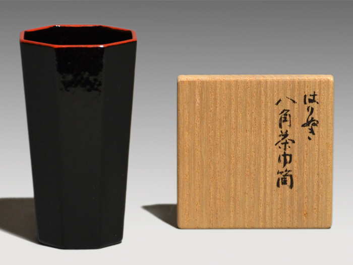 かわちゃん様専用 茶道具 雅軒造 赤絵 六羡歌 巾筒 共布共箱 V R5624