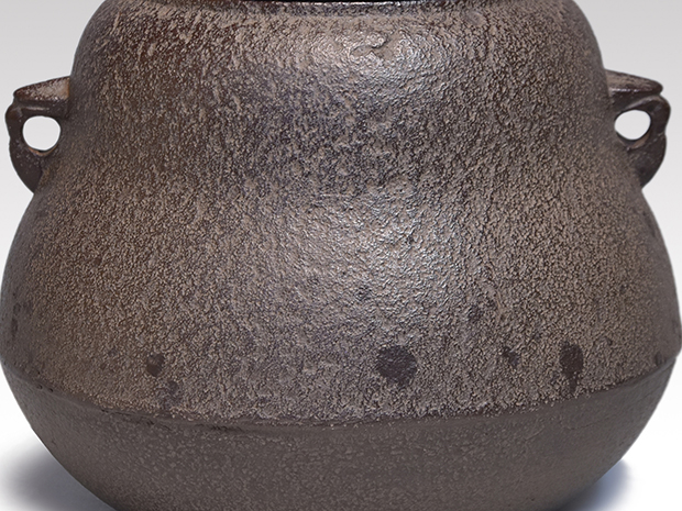 茶器/茶道具 炉釜（炉用釜）】 万代屋釜 擂座（るいざ） 高橋