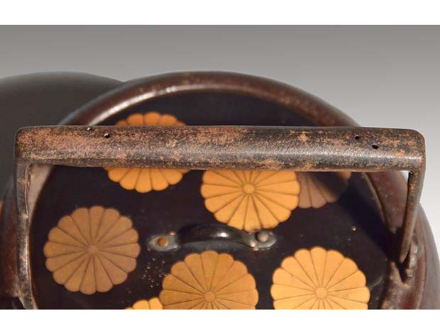 燗鍋 銚子 一対 菊蒔絵蓋 江戸初期から中期 | 古美術ささき