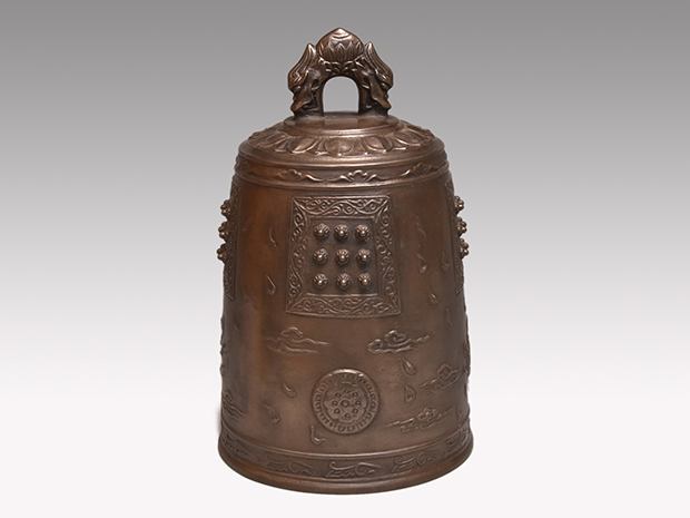 【楽天スーパーセール】 4代一ノ瀬宗辰造『砂張六瓢蓋置』（共箱） 尊い 工芸品