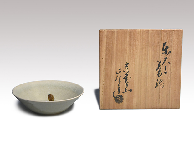 赤膚焼 松田正伯作 東大寺大仏茶碗 共箱 古物。 | STORES