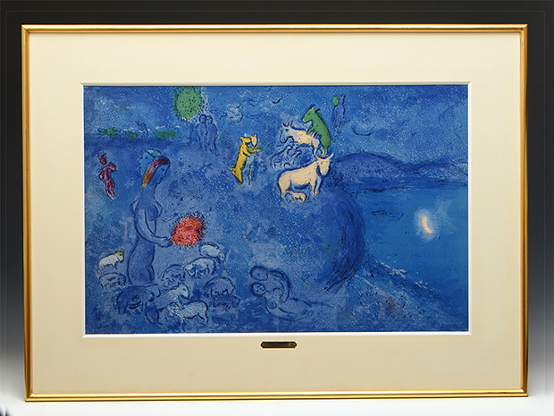 にゃんこ様　マルク・シャガール　リトグラフ　まとめ売り　Marc CHAGALL 真作】マルク・シャガール リトグラフ 春:「ダフニスとクロエ