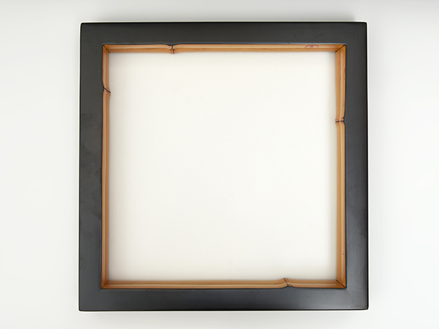 東大寺二月堂修二会松明竹炉縁 上野道善箱書 高野宗陵作 共箱