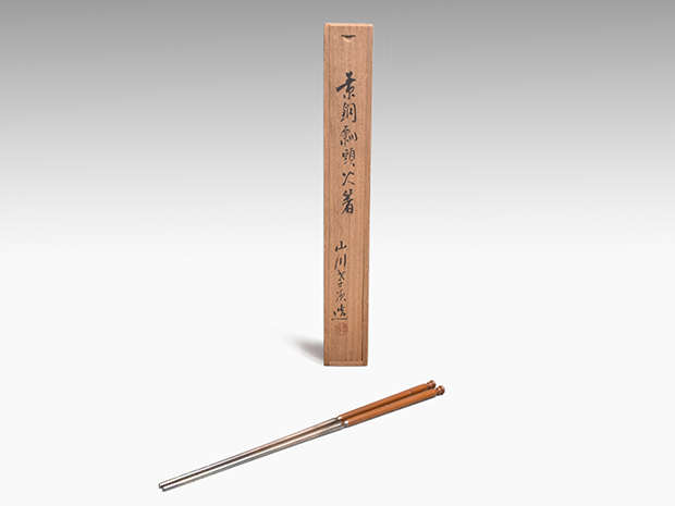 南鐐 飾火箸 鳥頭 治良兵衛作 【公式通販】