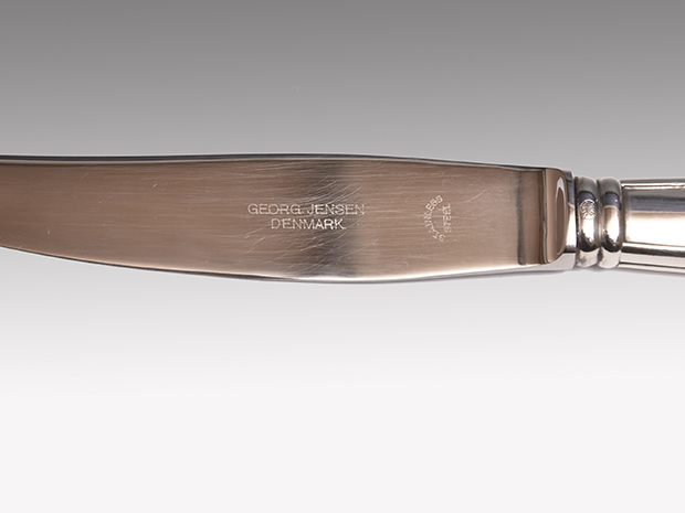 Georg Jensen Acorn北欧アンティークシルバー製ディナーナイフ1本