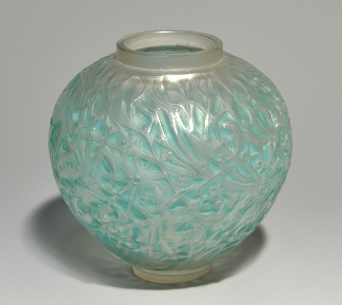 古美術ささき / ルネ・ラリック 花瓶 GUI(宿り木) 1920年